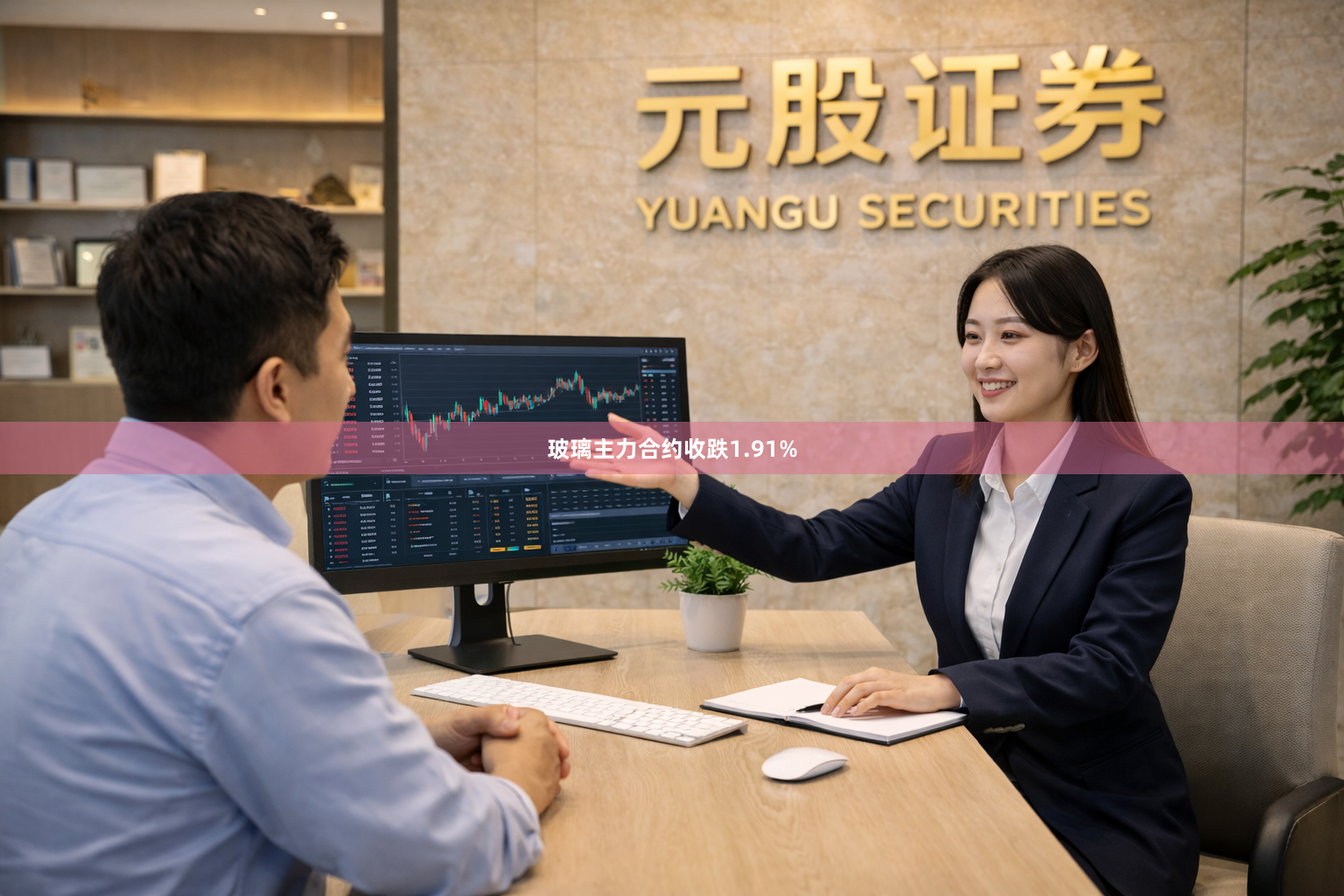 玻璃主力合约收跌1.91%