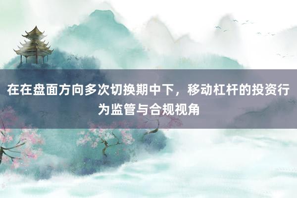 在在盘面方向多次切换期中下，移动杠杆的投资行为监管与合规视角