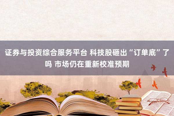 证券与投资综合服务平台 科技股砸出“订单底”了吗 市场仍在重新校准预期